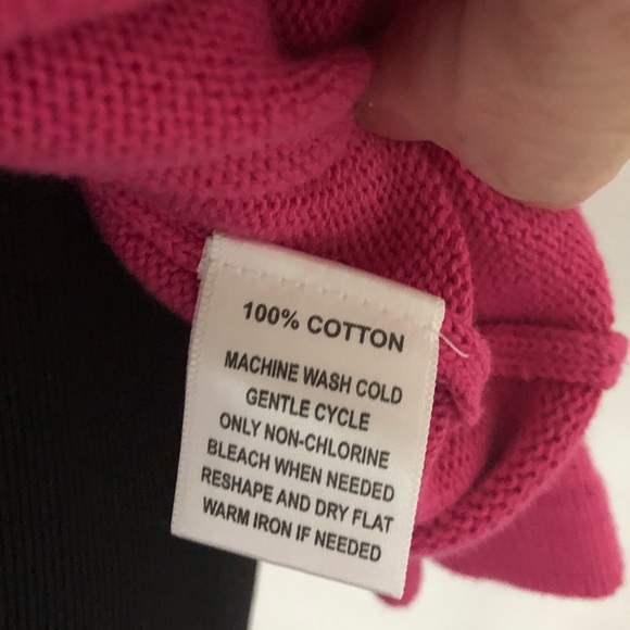 Pink 💯 Cotton Cardigan Jacket size M - Picture 3 of 4